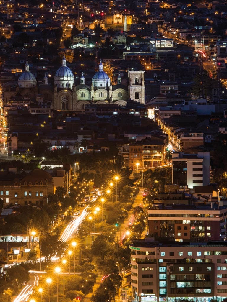 CUENCA AT NIGHT